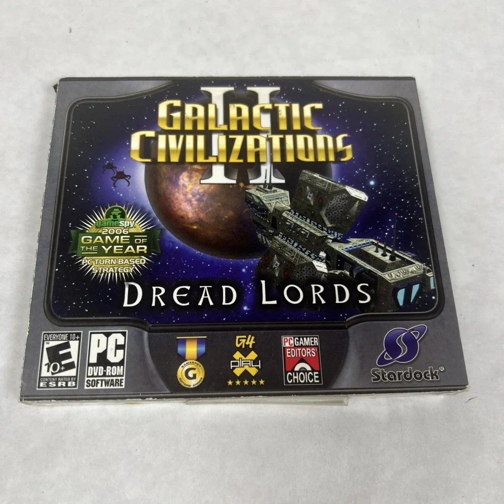 Galactic Civilizations 2 Dread Lords PC CD-ROM. ‎ Brand New Sealed.